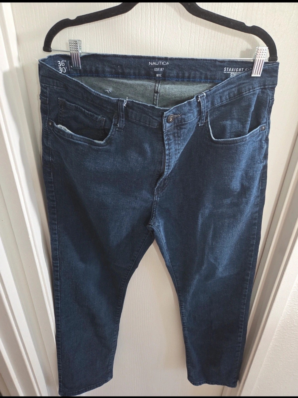 Nautica Men’s Indigo Straight-Leg Jeans